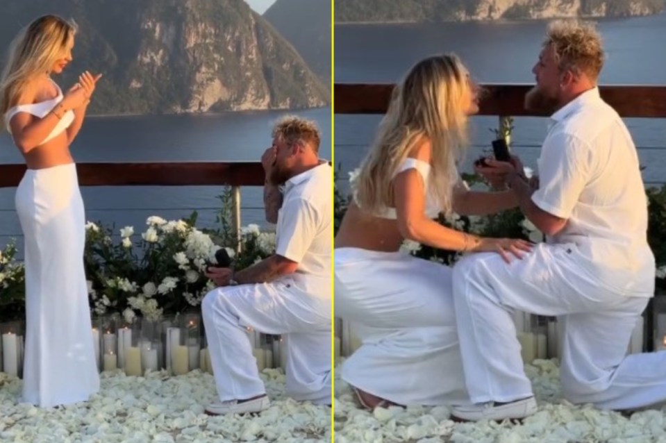 Paul and Leerdam were in tears during the proposal